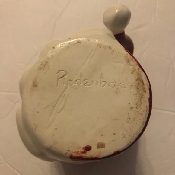 Vintage Ceramic Winking Santa Hot Chocolate/Coffee Mug Christmas Decor MCM 1960s - Picture 4 of 6